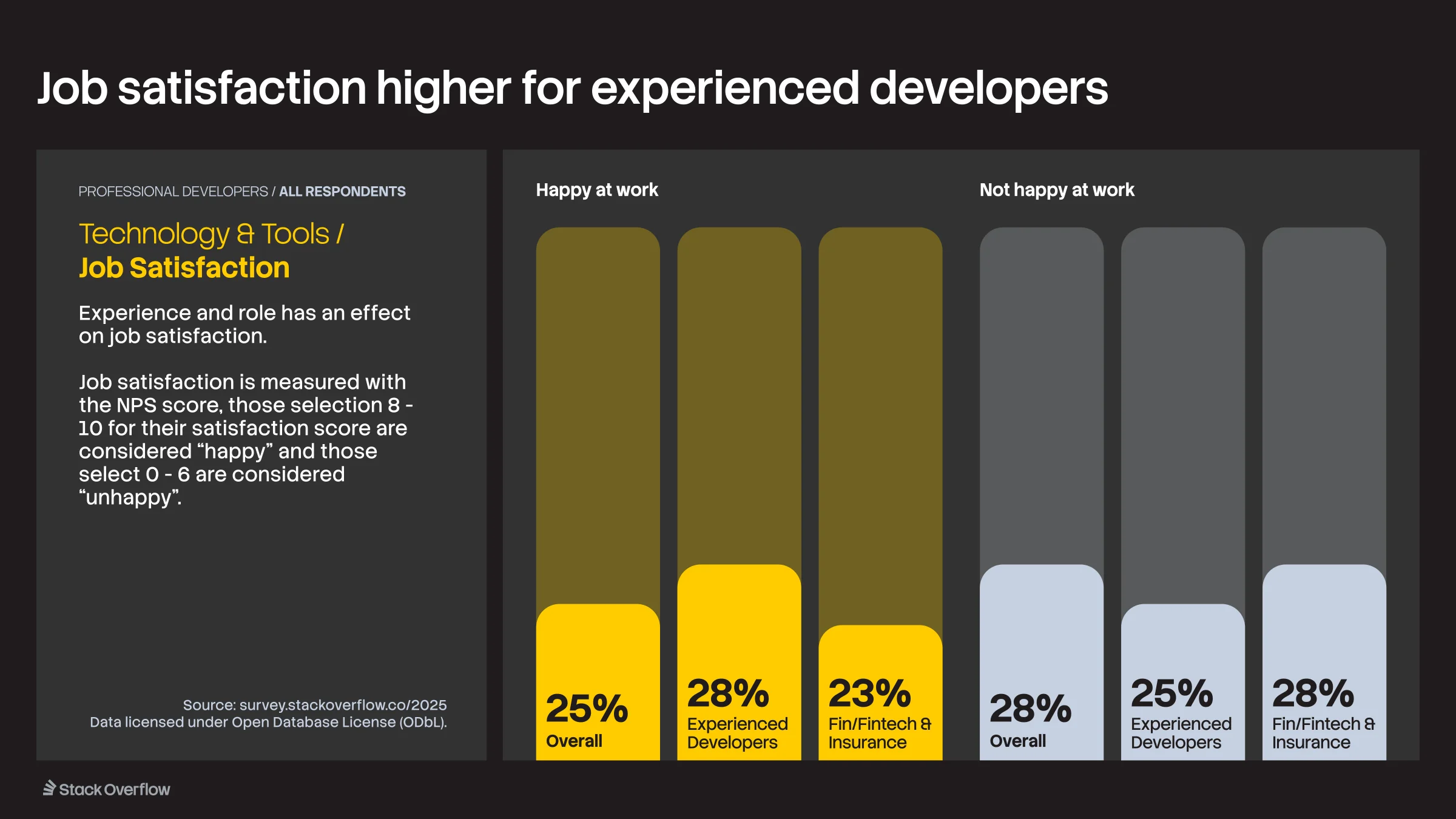 Slide from the 2025 Developer Survey Insights